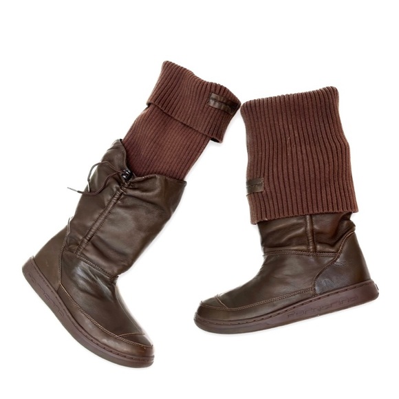 Rare‼️ EUC Fornarina Made in Italy Leather Sock Boots - Picture 6 of 10